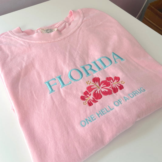 Florida!!! embroidered t-shirt