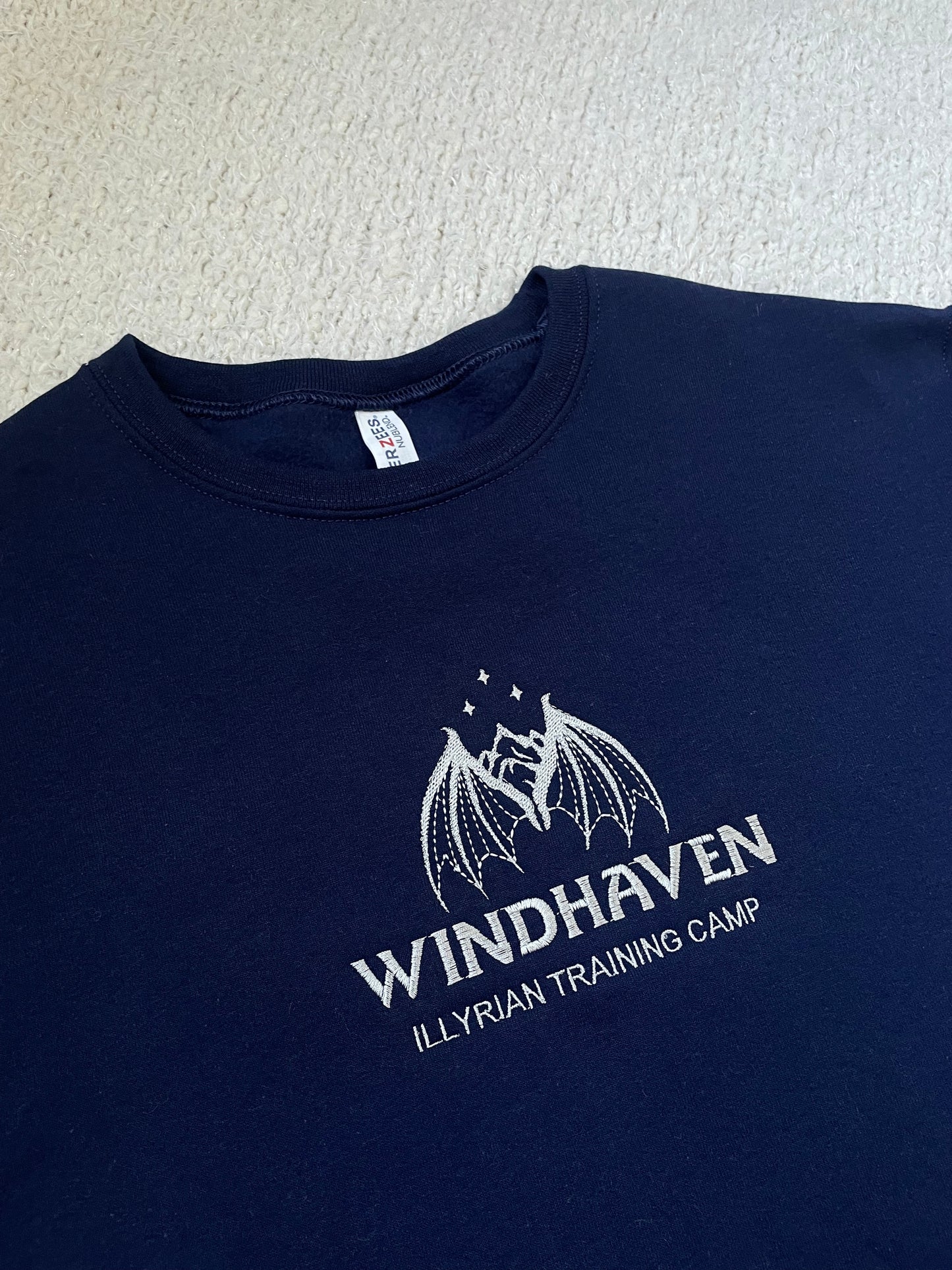 Windhaven Training Camp Embroidered Crewneck Sweatshirt - ACOTAR