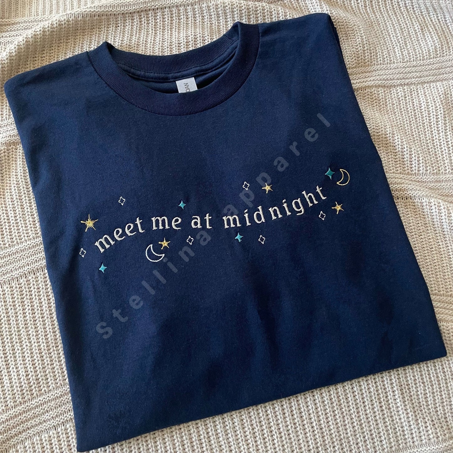 Meet Me at Midnight - Embroidered Taylor Shirt/Crewneck